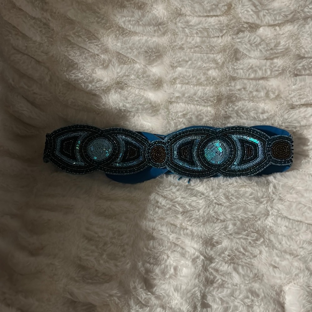 Vintage beaded and sequined belt.
